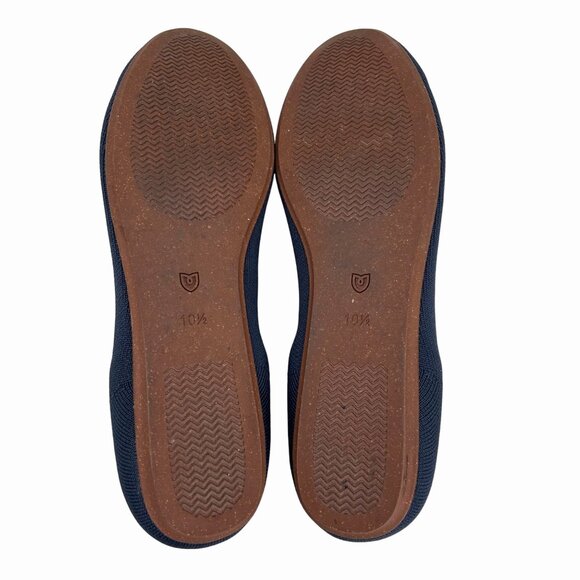 ROTHY'S NAVY BLUE ROUNDED TOE FLATS - 10.5 - Picture 8 of 8